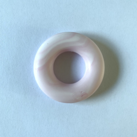 Donut ring - marmer zacht roze