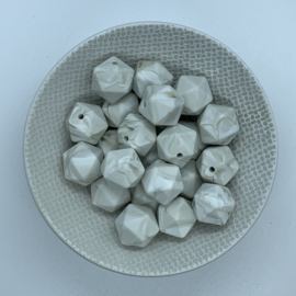 Small icosahedron - warm marble