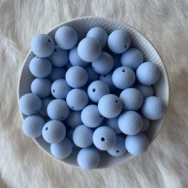 15mm leatherlook - soft blue