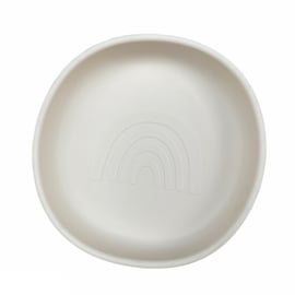 Silicone plate rainbow - ivory