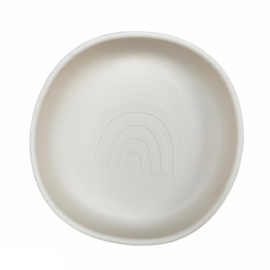 Silicone plate rainbow - ivory
