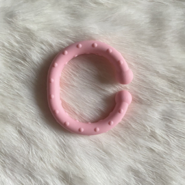Siliconen speelhaak - licht roze