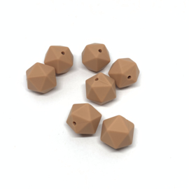 Icosahedron 17mm - Latte