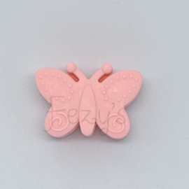 Vlinder kraal - licht roze