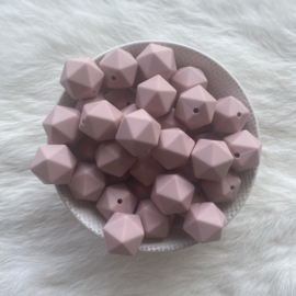 Icosahedron 17mm - old pink