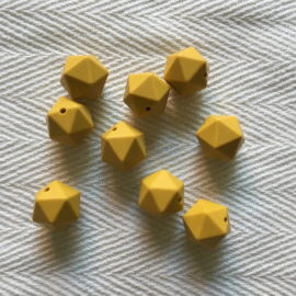 Icosahedron 17mm - mustard
