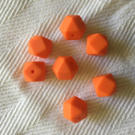 Small hexagon - orange