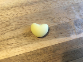 Heart - cream yellow