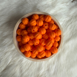 Lantern silicone bead - orange