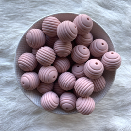 19mm striped - old pink