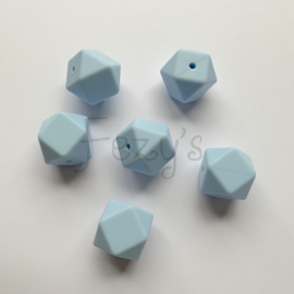 Hexagon - soft blue