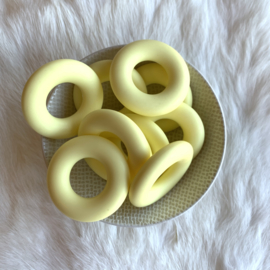 Donut ring - créme geel