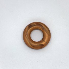 Donut ring - parelmoer koper