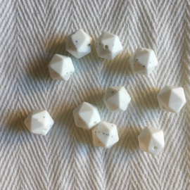 Small icosahedron - white gritty