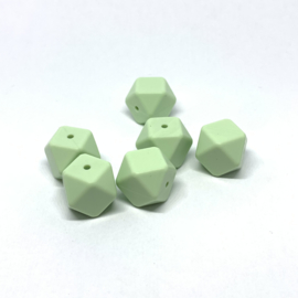 Hexagon - pastel green