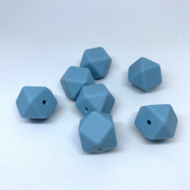Hexagon - ijsblauw