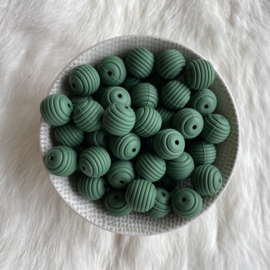 15mm striped - dark old green