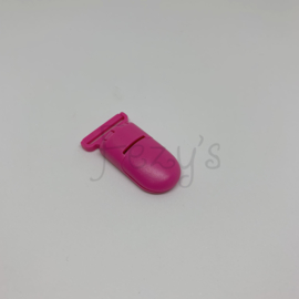 Speenclip kunststof 20mm - fuchsia 