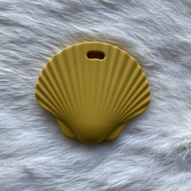 Sint Jacobshell teether - mustard