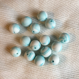 15 mm - marble teal