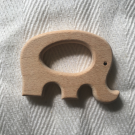 Wooden teether - elephant