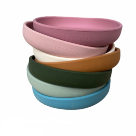 Silicone plate rainbow - blush