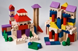Fezy's Wooden blocks set XL (200 stk)