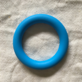 Grote siliconen ring - blauw