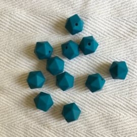 Kleine icosahedron - donkercyaan