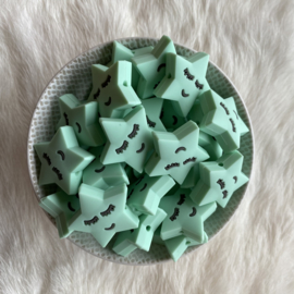 Sleeping star bead - mint