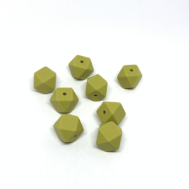 Small hexagon - moss green