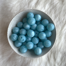 Safety bead 15mm - pearl light turquoise