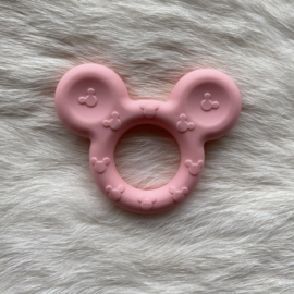 Mickey mouse teether - light pink