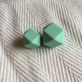 Small hexagon - mint