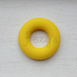 Donut ring - geel