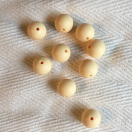 15 mm - licht creme geel