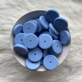 Munt kraal 25mm - licht poeder blauw