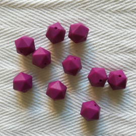 Small icosahedron - magenta