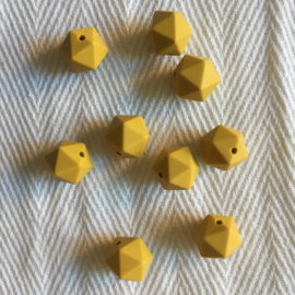 Small icosahedron - mustard
