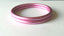 Slingrings size S - matte light pink