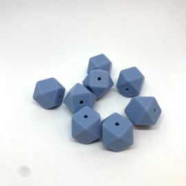Small hexagon - powder blue