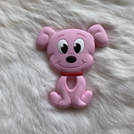 Dog teether - soft pink