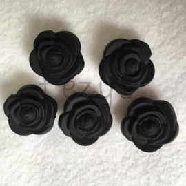 Kleine bloem - zwart