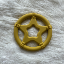 Star teether - mustard