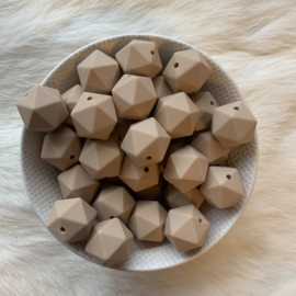 Icosahedron 17mm - cappuccino