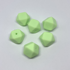 Hexagon - zacht groen