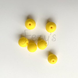 15mm striped - yellow