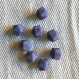 Small icosahedron - dark lilac