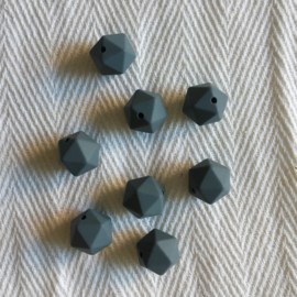 Kleine icosahedron - donker grijs