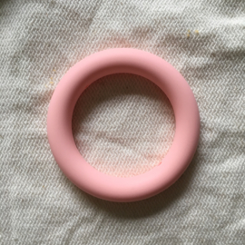 Silicone ring - rosequartz
